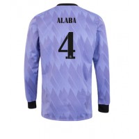 Fotbalové Dres Real Madrid David Alaba #4 Venkovní 2022-23 Dlouhý Rukáv